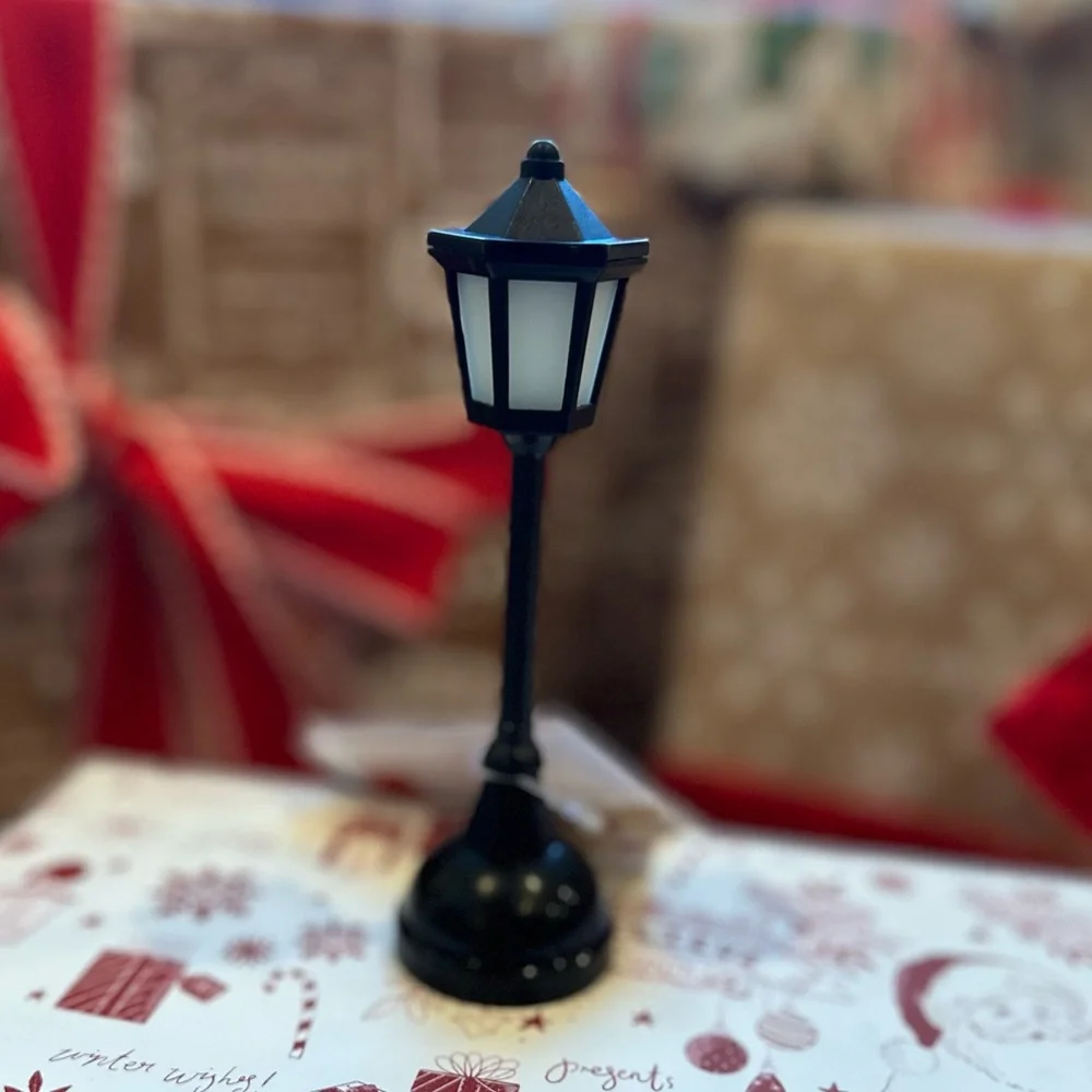 Target Bullseye Wondershop light post Christmas village store
